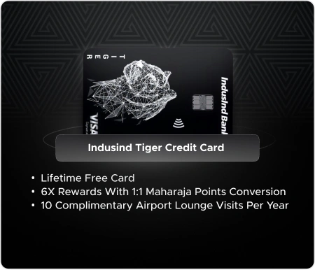 IndusInd Tiger Credit Card — IndusInd Bank ka credit card