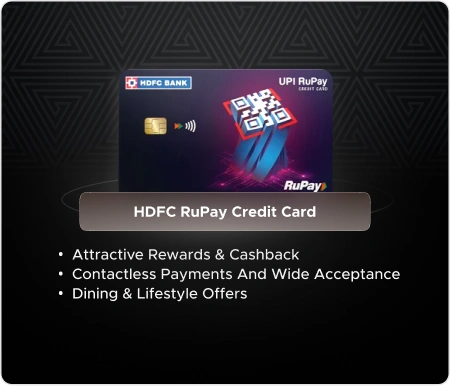 HDFC RuPay Credit Card — HDFC Bank ka credit card