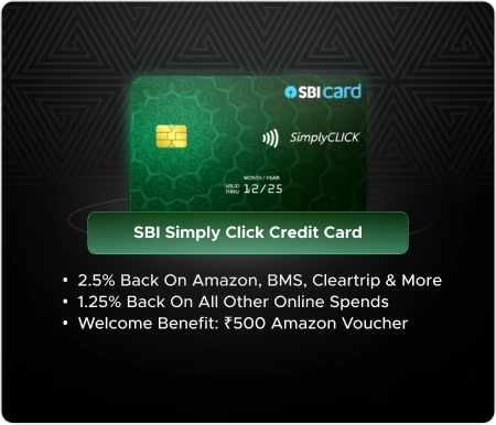 SBI SimplyCLICK Credit Card — SBI Card ka credit card