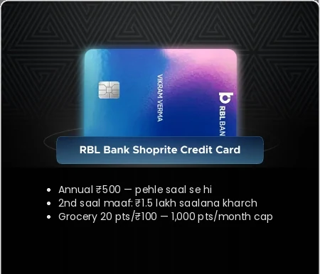 RBL Bank Shoprite Credit Card — RBL Bank ka credit card