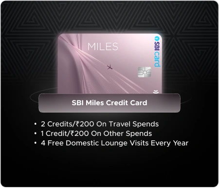 SBI Miles Credit Card — SBI Card ka credit card