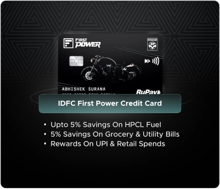 IDFC First Power Credit Card — IDFC FIRST Bank ka credit card